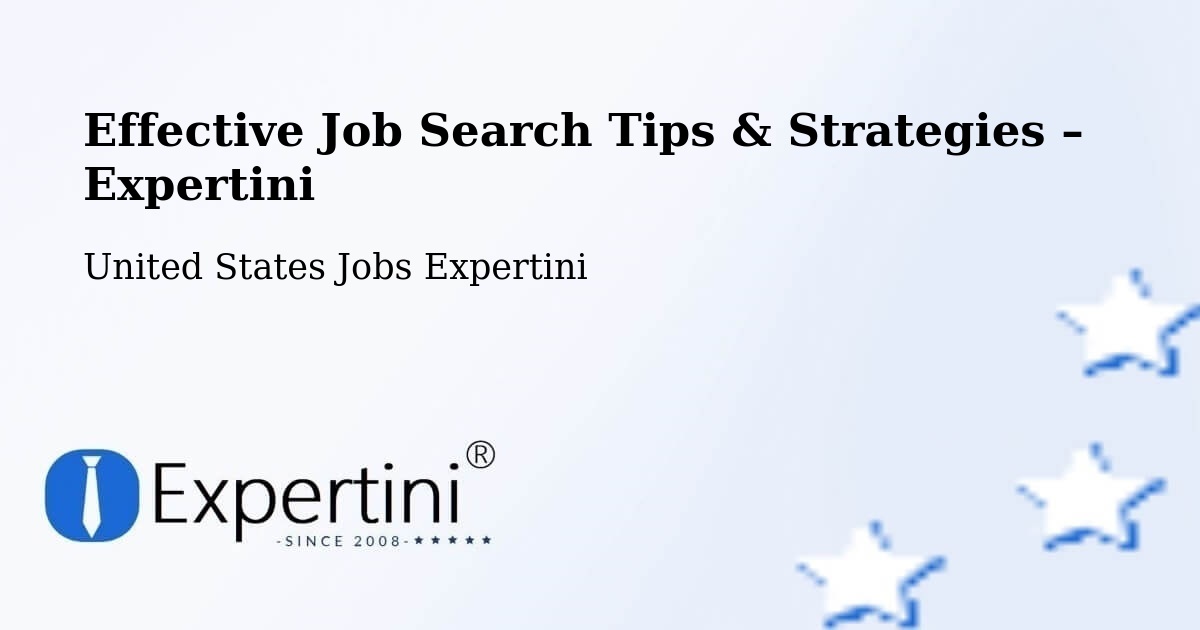 Job Search Tips & Strategies for Job Seekers – Fargo - Fargo, United States Jobs Expertini